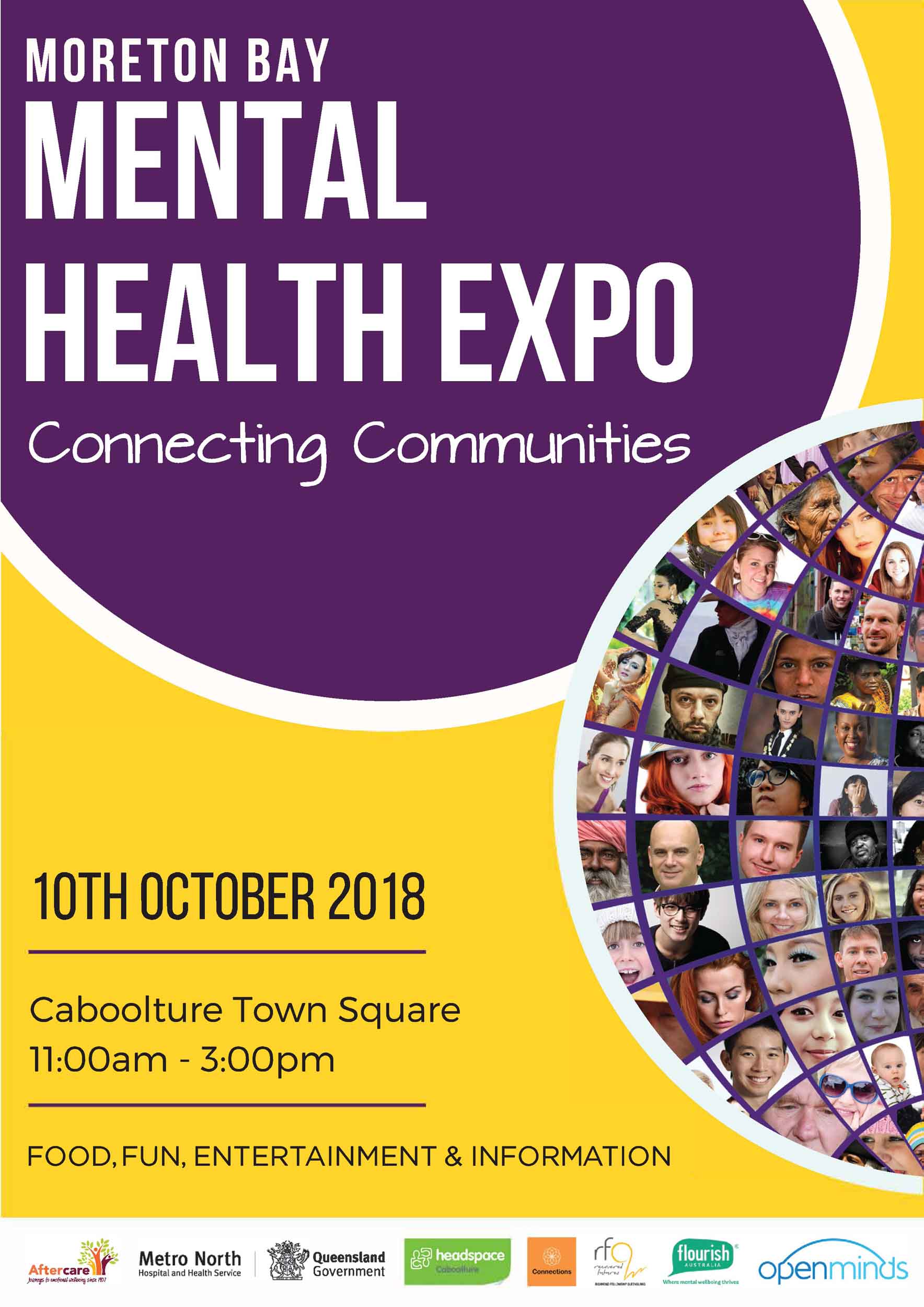 The Moreton Bay Mental Health Expo is on Wednesday 10 October, 2018