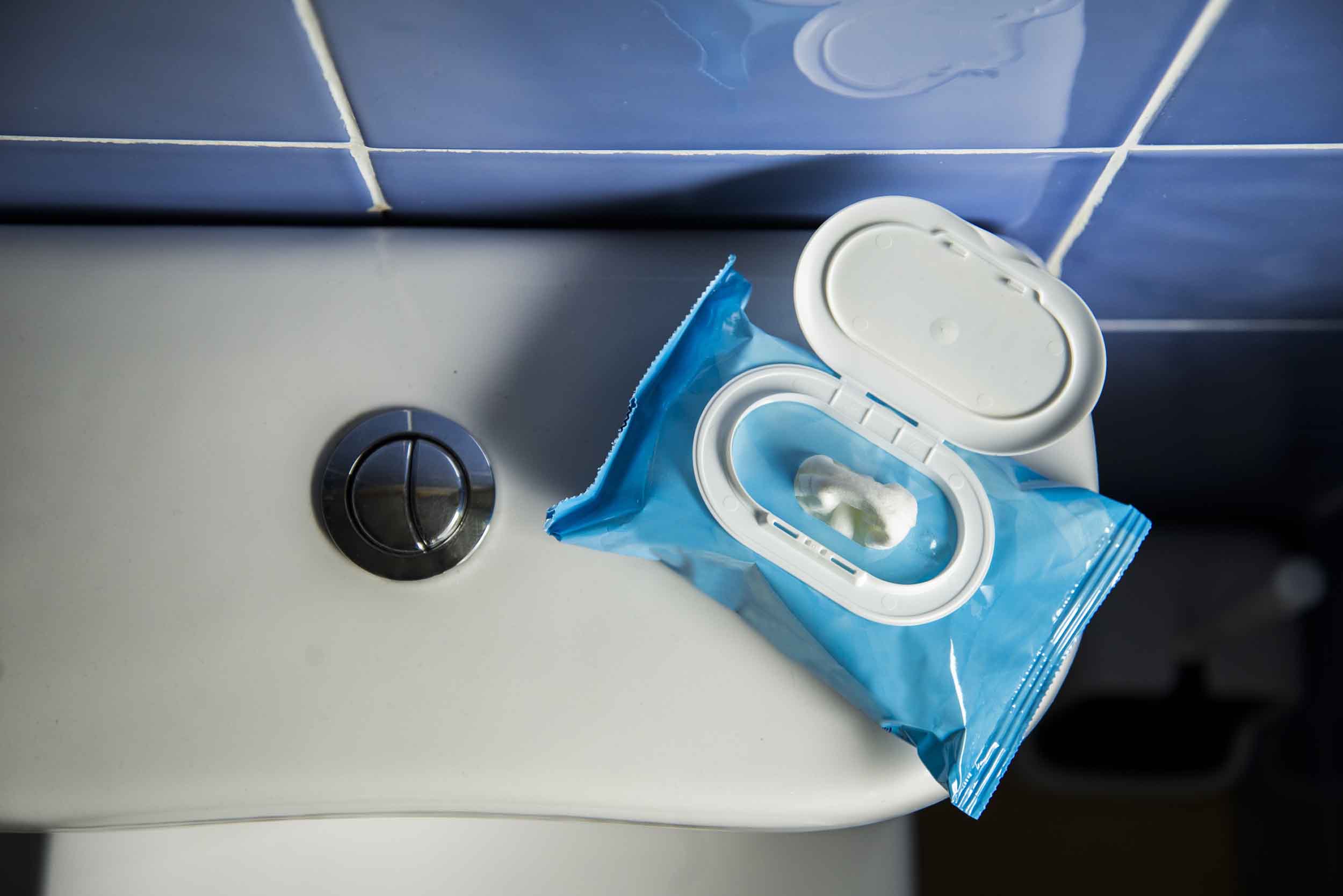 flushing wet wipes